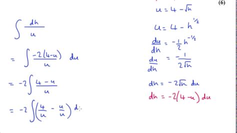 There are also model answers (ma) provided by arsey from the student room. Edexcel A2 Pure Paper 2 2019 q14 Integration and differential equations - YouTube