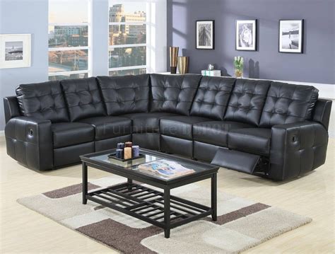 Furniture Create Your Living Room With Cool Sectional Recliner In Black Leather Sectional Sleeper Sofas 