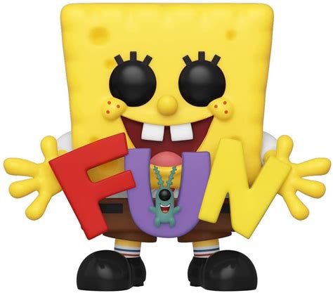 Funko Pop Animation Spongebob Squarepants Spongebob And Plankton With