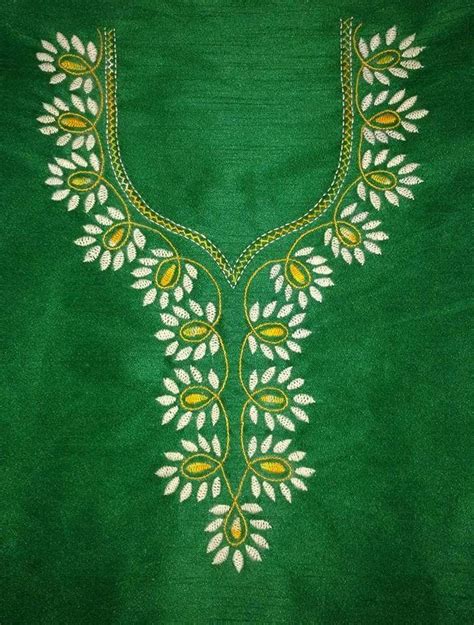 Embroidery Neck Desgin Hand Embroidery Dress Border Embroidery Designs