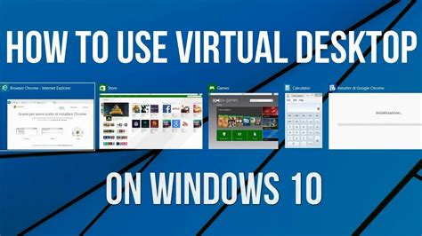 How To Use Multiple Desktops Virtual Desktops On Windows 10 Windows