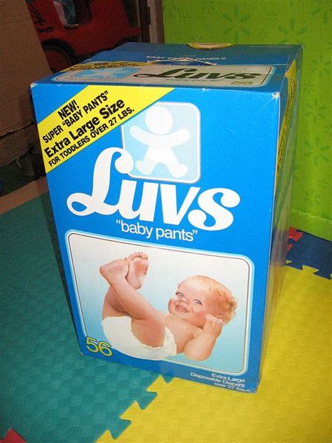 Luvs Super Baby Pants 56s 1986 Luvs Diapers Baby Pants Little Baby