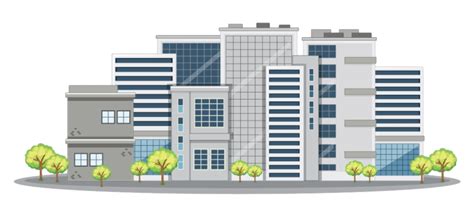 Apartment Office Building Vector Hd Png Images Building Office Clipart