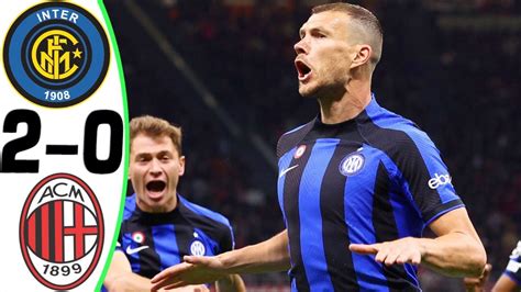 Inter Vs Ac Milan 2 0 All Goals And Highlights 10052023 🔥 Semi