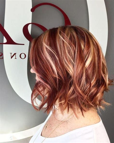 Explore Gallery Of Short Haircuts With Red And Blonde Highlights 10 Of