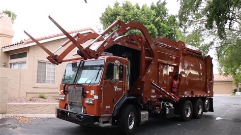 2017 Peterbilt Mcneilus Front Loader Garbage Truck Youtube