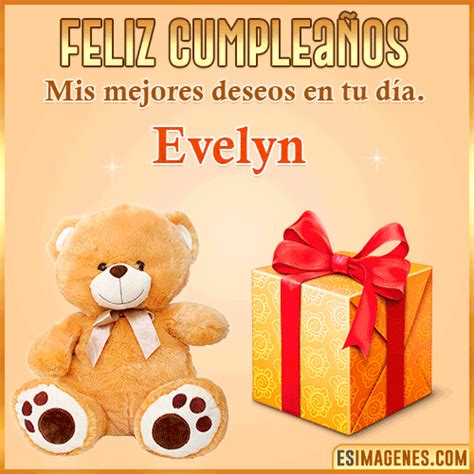 º‿º Feliz Cumpleaños Evelyn ️ 32 Tarjetas Y 