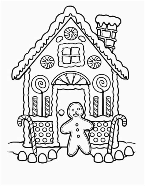 Christmas Coloring Pages Gingerbread House Better Luck Next Year Bakers