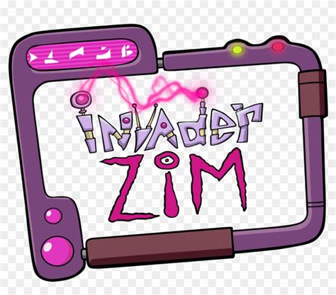 Invader Zim Logo Invader Zim Logo Vinyl Decal Bumper Sticker Window