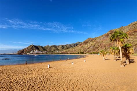 Tenerife La Plage De Las Teresitas Canaries Espagne