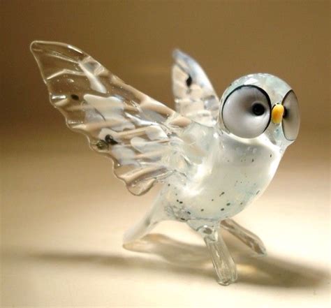 Pin By Isthar On Búhos Glass Figurines Glass Blowing Glass Art