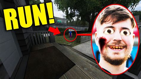 If You See Cursed Mrbeast Outside Your House Run Away Fast Scary