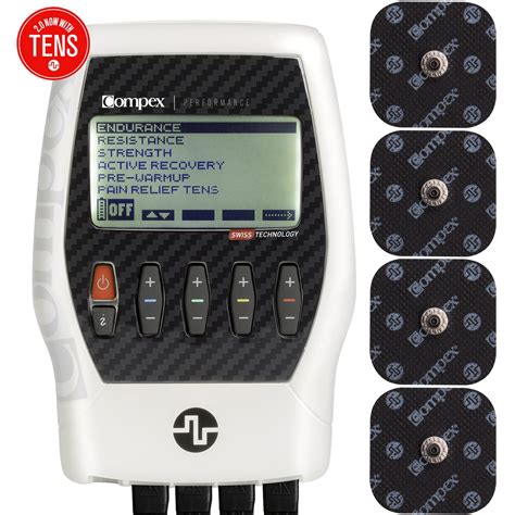 compex performance 2 0 muscle stimulator with tens kit
