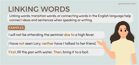 Linking Word With Examples