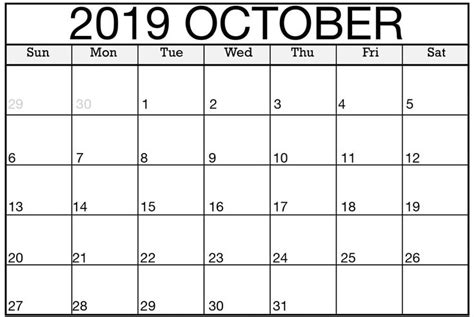 Pin On October Calendars