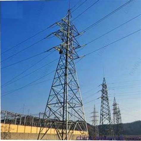 Galvanized Steel Tubular Tower Substation Structure Electrical