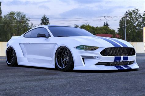 Clinched Flares® S550 Abs 18 Wd Wide Body Kit Unpainted