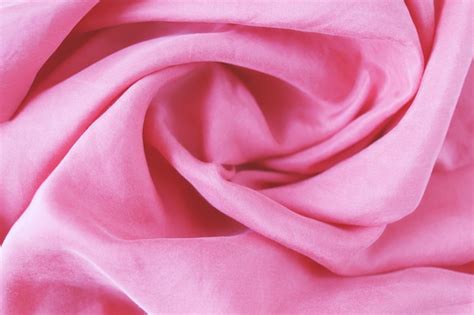 Premium Photo Pink Silk Satin Fabric Texture Draped With Folds Top