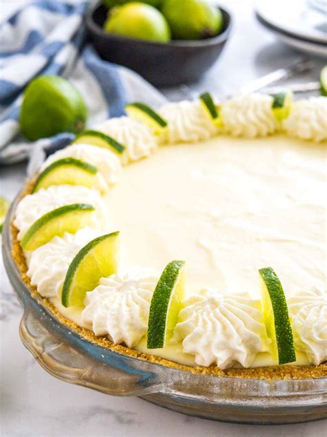 No Bake Key Lime Pie Key Lime Cream Pie Plated Cravings
