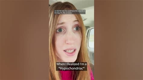 when i realized i m a hypochondriac youtube