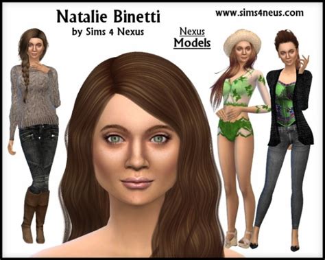 Natalie Binetti By Samanthagump At Sims 4 Nexus Sims 4 Updates