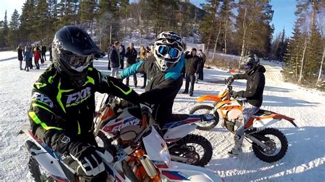 The video was created by our. Ice Day - Dirt bike Racing | Gopro - YouTube
