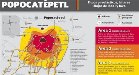 Estos Son Los Estados De México Amenazados Por El Volcán Popocatépetl