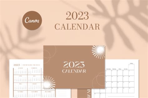 64 2023 Calendar Template Designs Und Grafiken