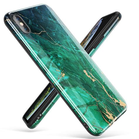 Gviewin Marble Iphone Xs Max Case Ultra Slim Thin Glossy Soft Tpu