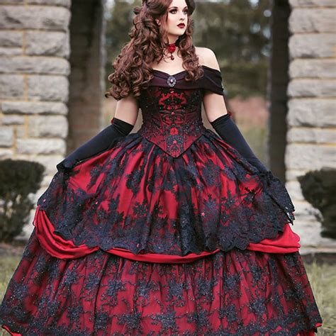 Premium Gothic Victorian Ball Gown Dress My Steampunk Style My