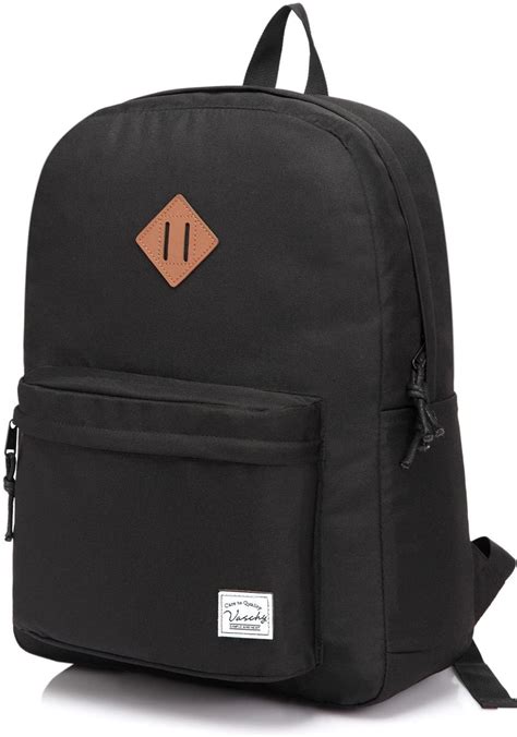 Vaschy Backpack For Men And Women Lightweight School Bag Casual Daypack