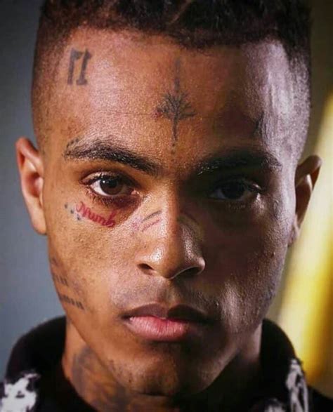 Face Tattoo Red Xxxtentacion