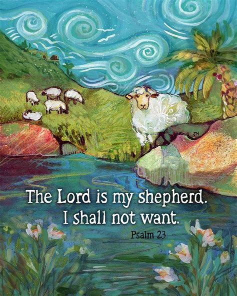 The Lord Is My Shepherd Art Print By Jen Norton All Prints Are Professionally Printed Packaged
