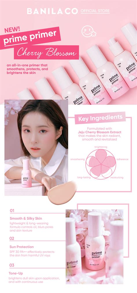 Prime Primer Cherry Blossom Banila Co