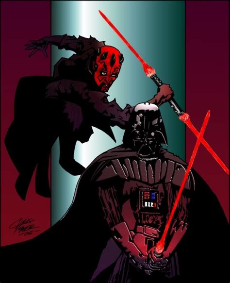 Darth Vader Vs Darth Maul In Christopher Tyners Sci Fifantasy Comic