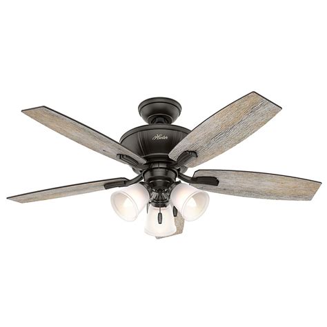 With so many fan options available, it's overwhelming trying to make a decision. Hunter Summerlin 48-inch Noble Bronze Ceiling Fan with ...