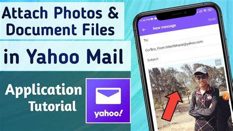 How To Attach Images And Document Files In Yahoo Mail App Youtube