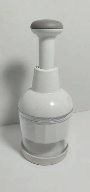 Pampered Chef Push Function Food Chopper White 2585 099 Picclick