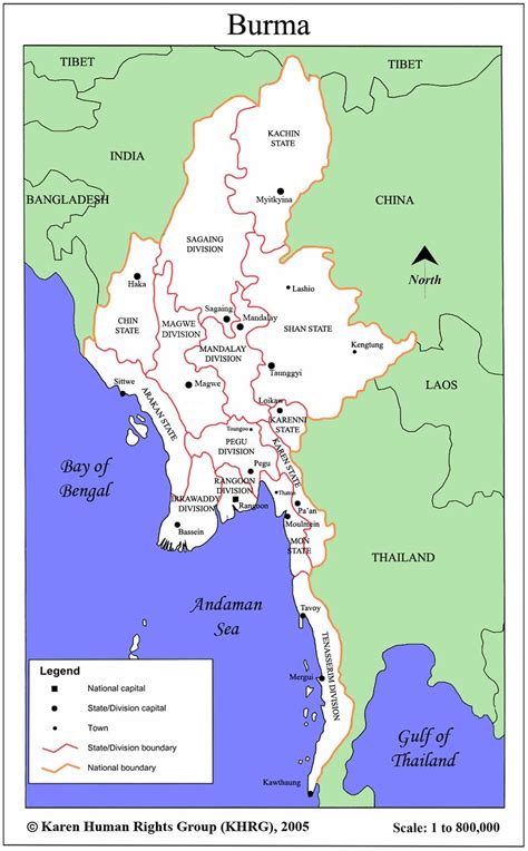 Myanmar Map Myanmar Mappery