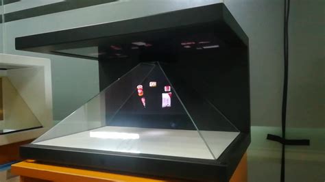 3 Sided 42 Holographic Display 3d Pyramid Hologram Showcase
