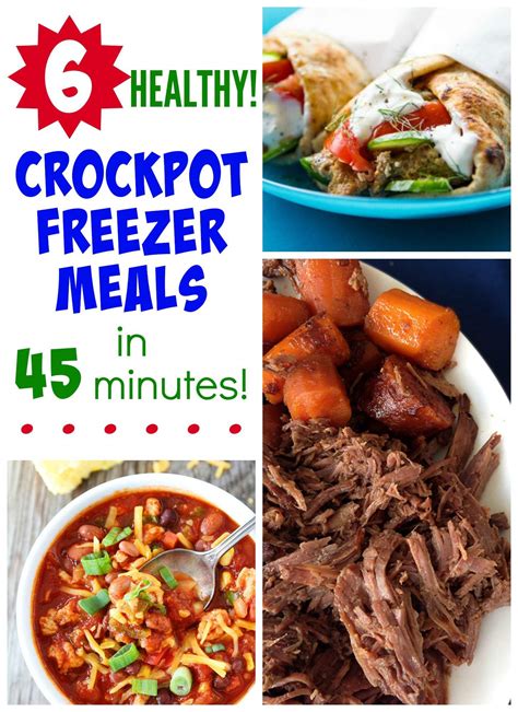 Surprisingly, i didn't even miss the beans! 6 Healthy Slow Cooker Freezer Meals in Less Than 1 Hour ...