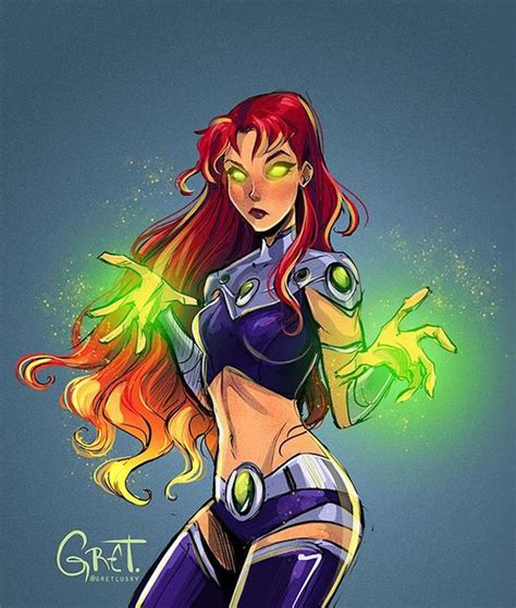 Starfire Anime Starfire May Appear To Be A Beautiful Normal Girl But