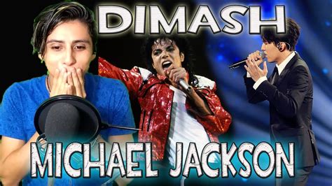 Dimash Michael Jackson Reaction Reviw By Rockoh Youtube