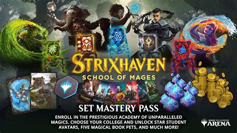 Wotc Releases Strixhaven Set Mastery Pass Details For Mtg Arena Star