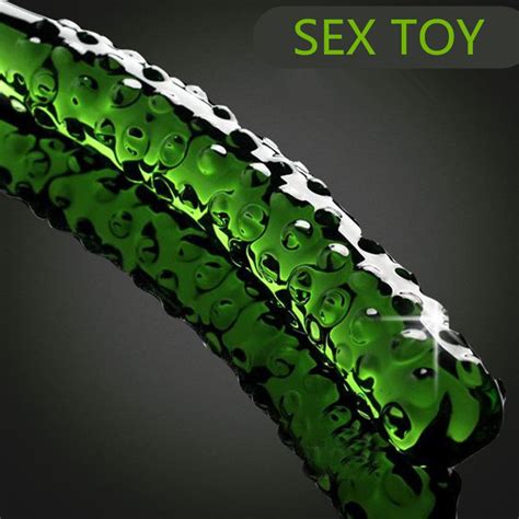 2016 Hot New Crystal Cucumber Penisglass Dildoanal Toysex Toys For Womanglass Sex Products