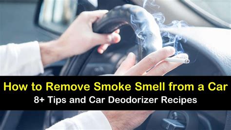 Remove Cigarette Smell From Car