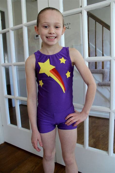 girls purple gymnastics and dance leotard with shooting star 2t 3t 4t 5t 6 7 8 9 10 11