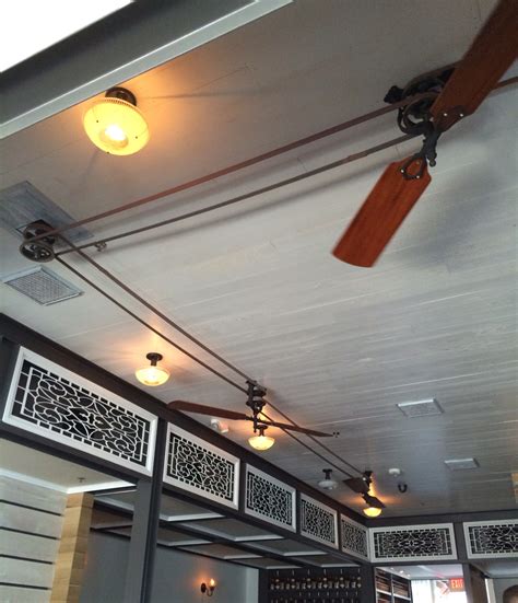 Guaranteed low prices on modern lighting, fans, furniture and decor + free shipping on orders over $75!. This bar has belt-driven ceiling fans : mildlyinteresting