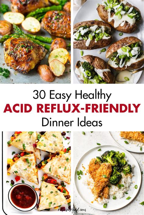 10 Easy Acid Reflux Dinner Ideas For Homemade Relief