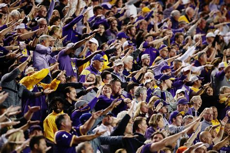 Lsu Tigers Fan Walks The Streets Of New Orleans Half Naked With Just A Purple Thong On Before